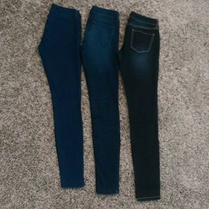 3 pairs Decree skinny jeans size 1